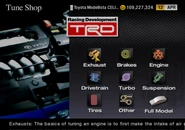 Unlike the most of unused dealerships, the car can't be tuned here.