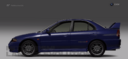 The Lancer Evo Iv in GT HD Concept.