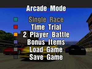 Arcade Mode Menu (GT1)