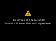 Demo Sample Warning present in GT4 manufacturer demos