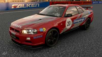 GT Sport Steingenberger Livery; based on the Nissan XANAVI NISMO GT-R '03.
