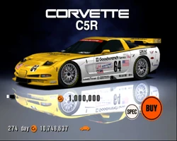FLY 88008 A126 CHEVROLET CORVETTE C5R #17 ALMS TEXAS 2001