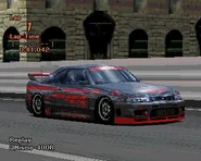 A NISMO 400R '96 with racing modifications applied.