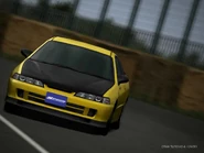 The Spoon INTEGRA TYPE R (DC2) '99 in yellow (GT4).
