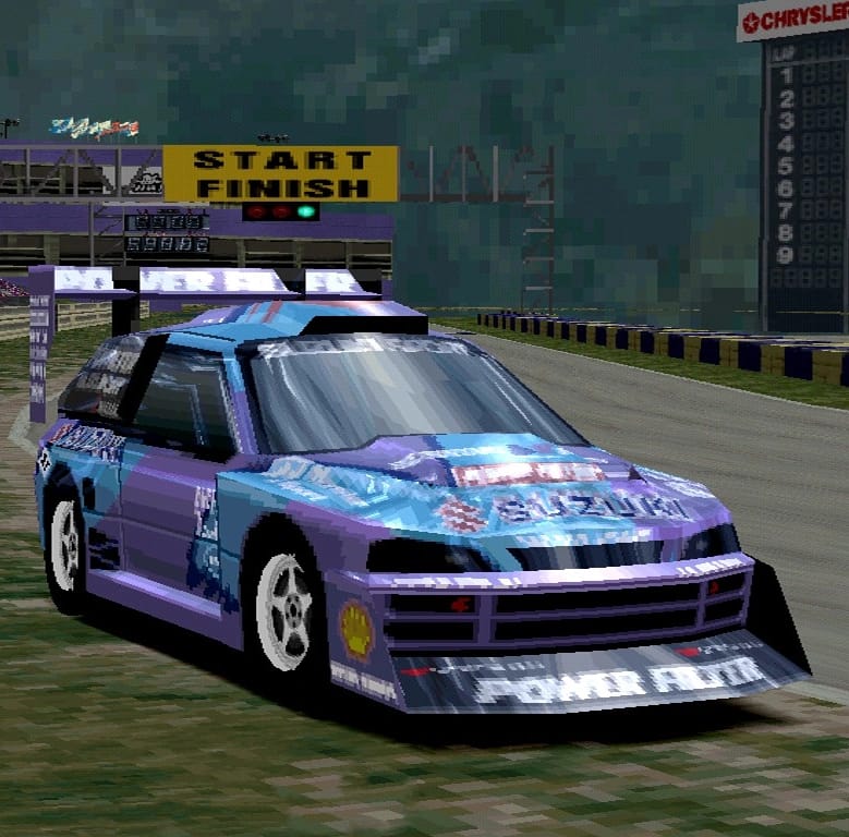 Suzuki Escudo Pikes Peak no Gran Turismo 2. Quem nunca?