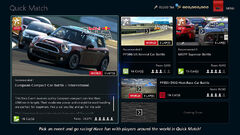 GT6 Quick Match Main Menu