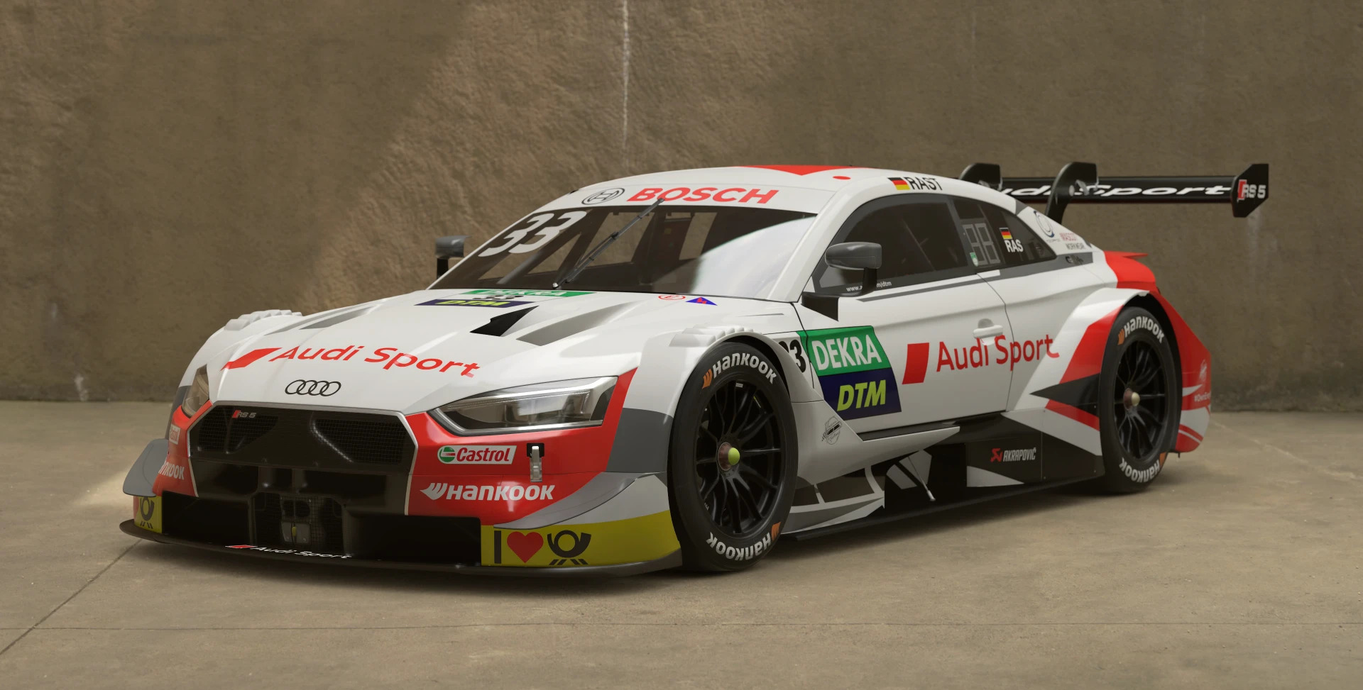 Coche teledirigido Audi RS5 DTM