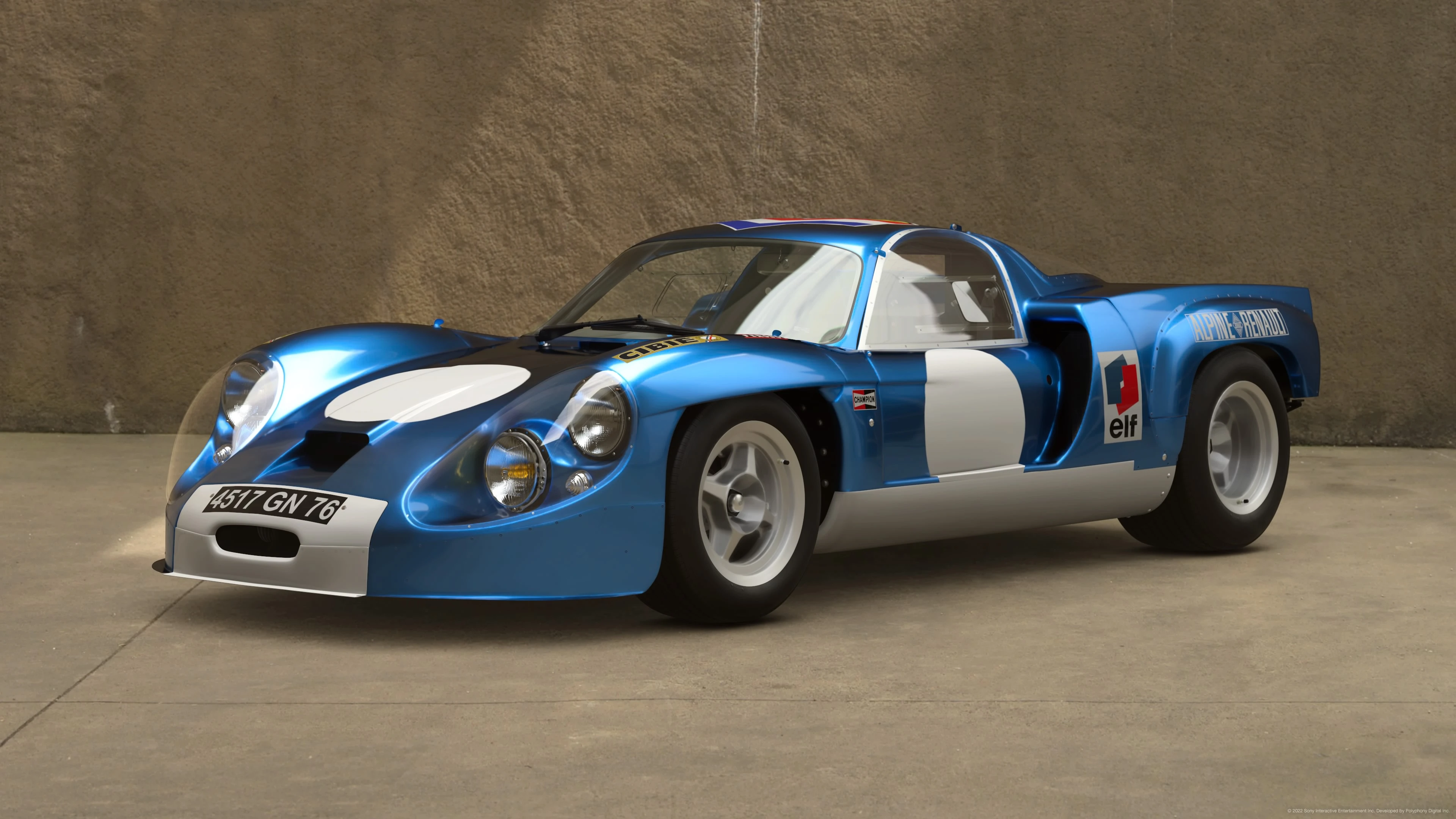Slot Car Renault Alpine A220 N°30 Le Mans 1968 - Le Mans Miniatures 1/32