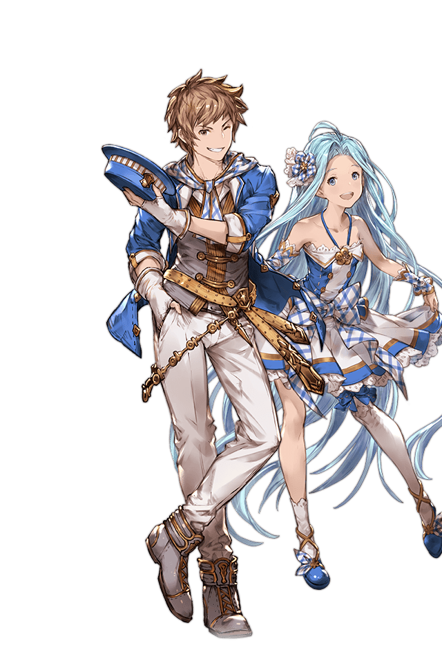 It would be so cool to get these outfits for Gran and Djeeta in the sequel  : r/GranblueFantasyVersus