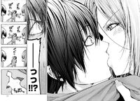 Sakurako kisses Iori