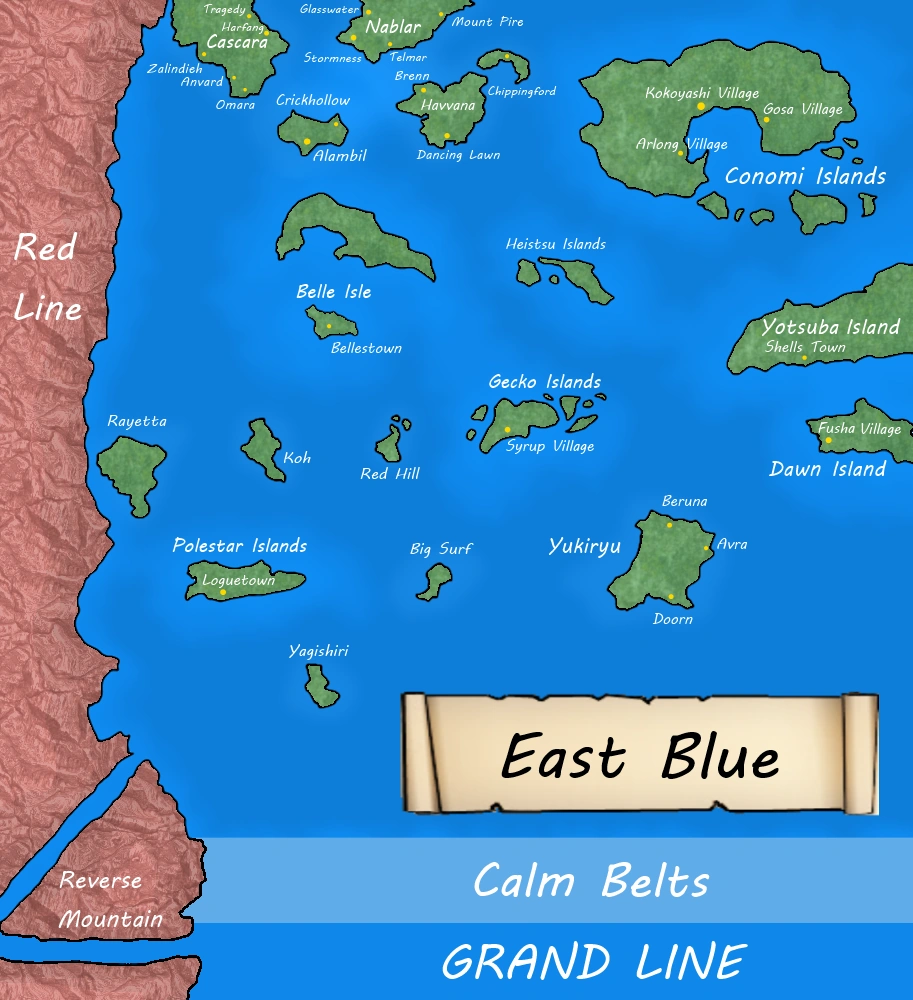 East Blue, Grand Line Roleplay Wiki