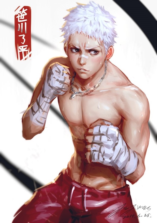 anime boxing man