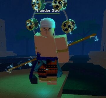 How To Defeat Thunder God, Roblox Blox Fruits