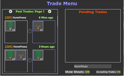 Trade System, Roblox Wiki