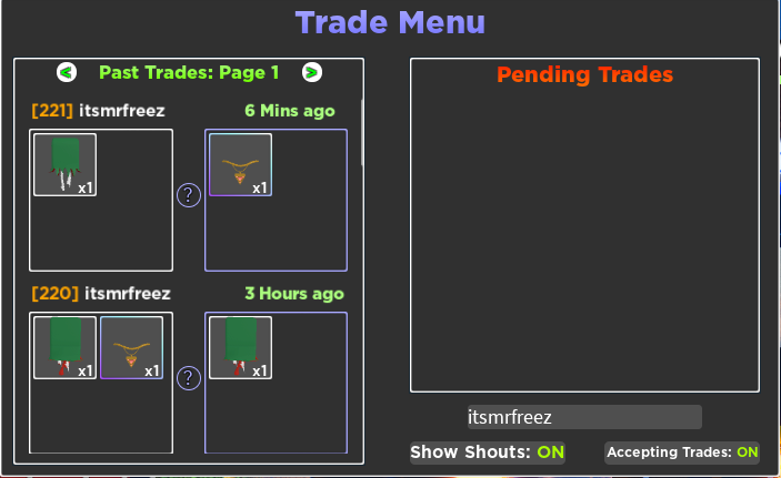 Trading, Grand Piece Online Wiki