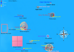 GPO] Dressrosa Location 2nd Sea UPDATE 8 New Island Rose Kingdom