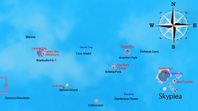 Locations, Grand Piece Online Wiki