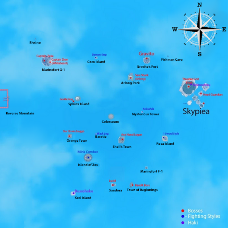 GPO Map: Explore All Locations and Islands