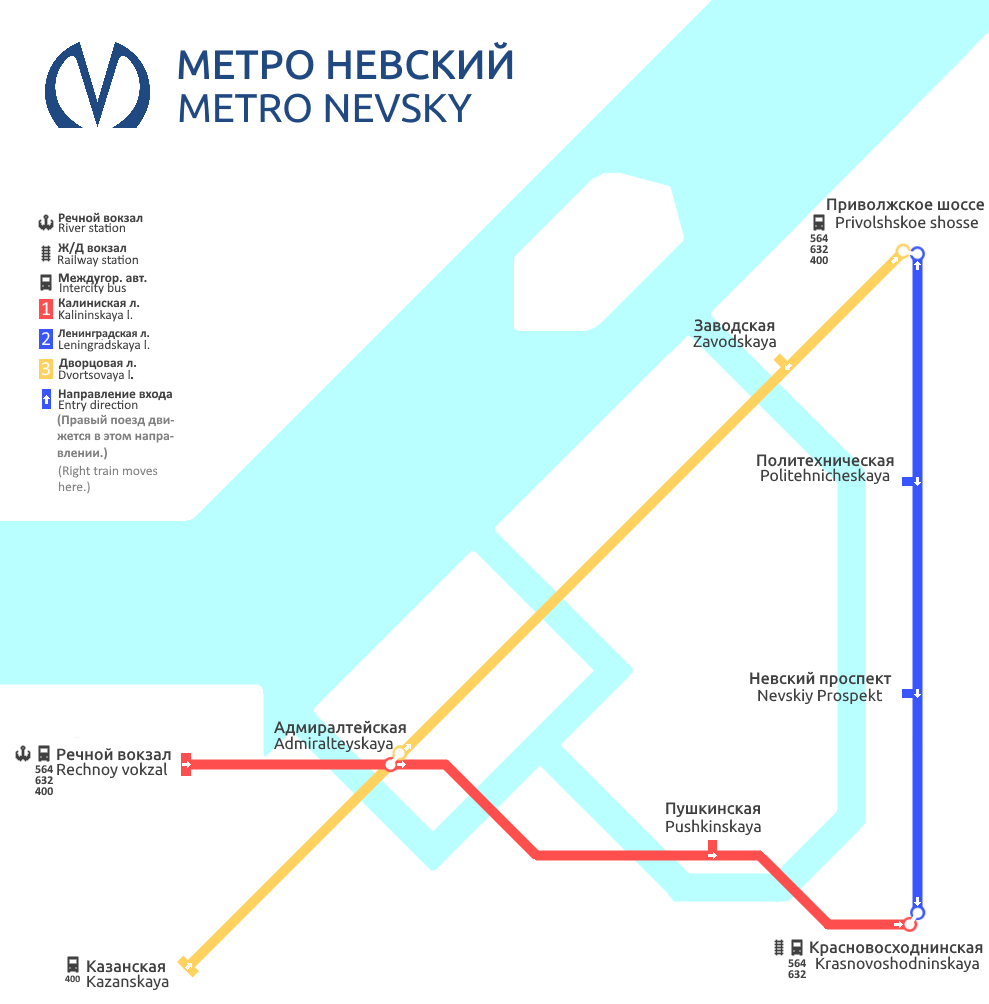 Невский проспект метро карта