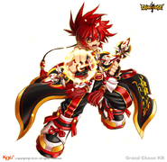 Rama's skill cut image (Burning).