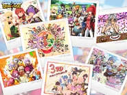 GrandChase Classic launcher featuring other winners of the 3rd Anniversary Art Contest.