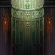 Background of Trial Tower.
