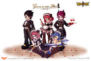 Promotional artwork of Grand Chase in Housekeeping Coordi set.