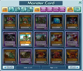 Monster Card | Grand Chase Wiki | Fandom