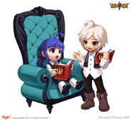 Ronan and Harpe during childhood.
