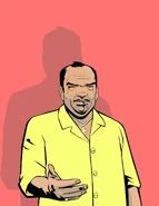 《侠盗猎车手：罪恶都市》中里卡多·迪亚兹在的艺术图