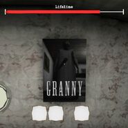 A secret poster of Granny with hearts drawn around her