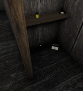 The Car Battery in the stair closet.