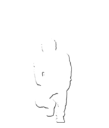 The crouch button shows the player crouched.