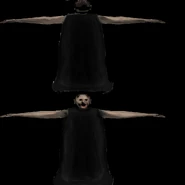 Granny's texture in Halloween mode.