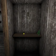 The Chain Cutter in the Stair Closet.