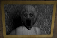 A picture of Slendrina's Mother in the Old House Kitchen.