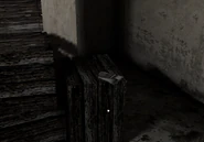 Piece #4, found on the crates in the Basement.