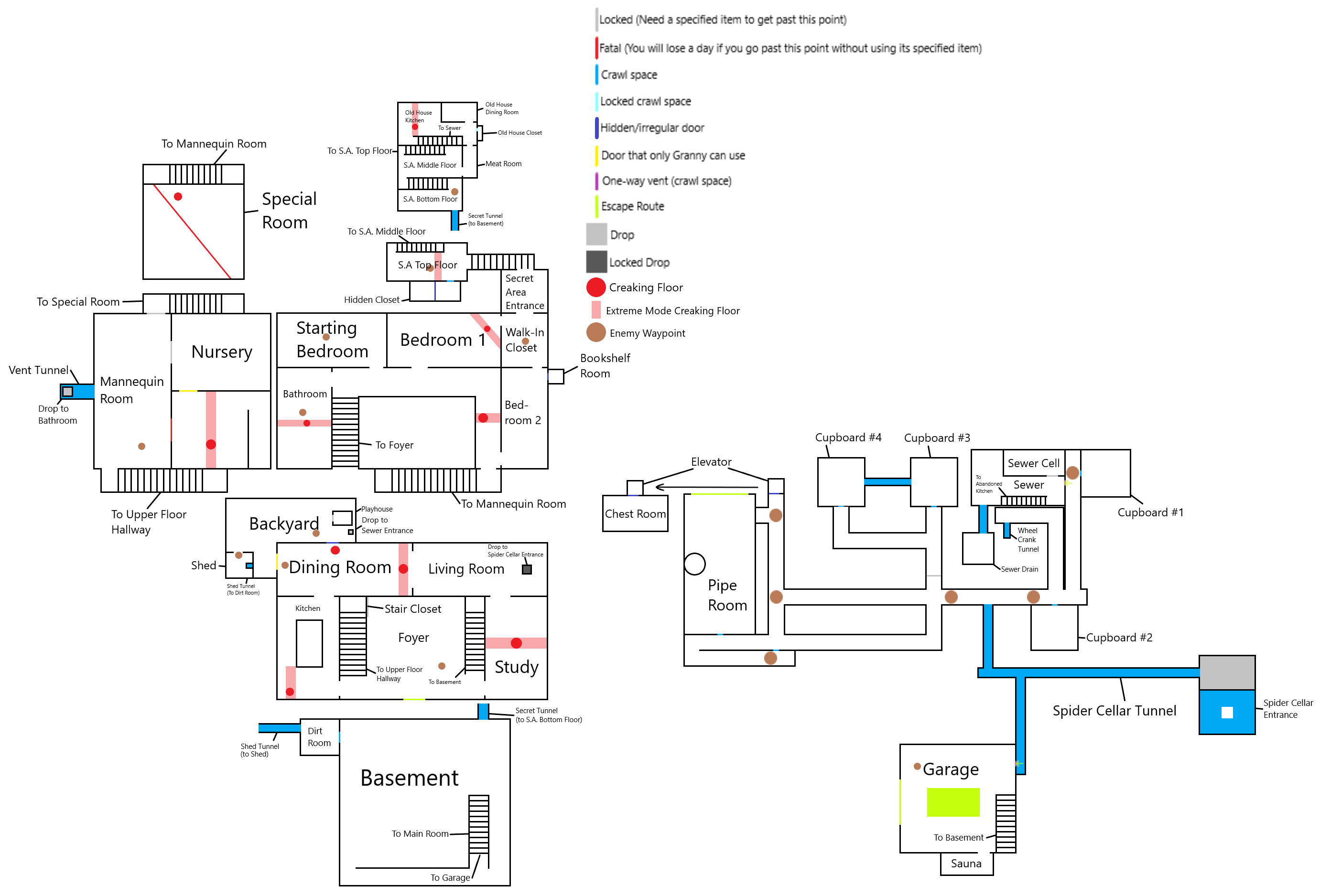 House Map | Granny Wiki | Fandom