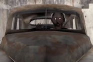 Granny in the Garage Game Over scene