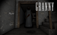 Granny in the main menu in PC version