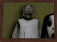 A painting of Granny with Slendrina