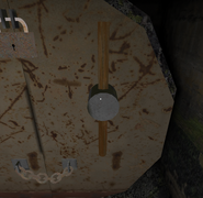 The Wooden Stick used to unlock the lever lock.