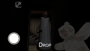 Granny enraged after picking up the teddy