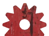 Red Cogwheel