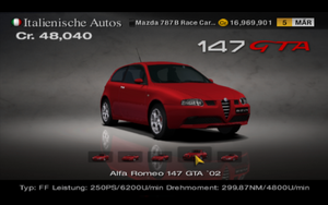 Alfa Romeo 147 GTA 2002