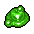 Green jelly item