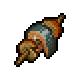 Baked kebab mushroom item