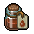 Brown paint item