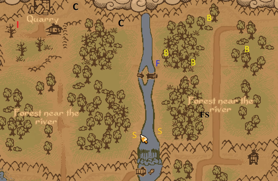 Forest near the river Official Graveyard Keeper Wiki