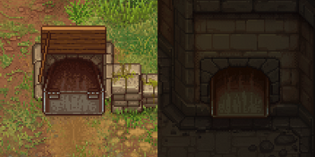 Corpse hatch fixed, outside and inside